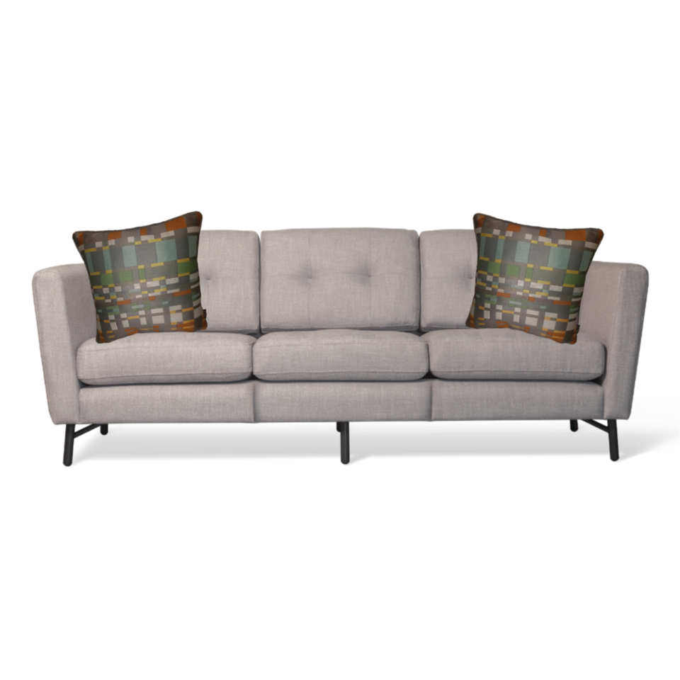 Frogger pair teal green yellow orange silver decorative pillow covers gray sofa couch GEO-003