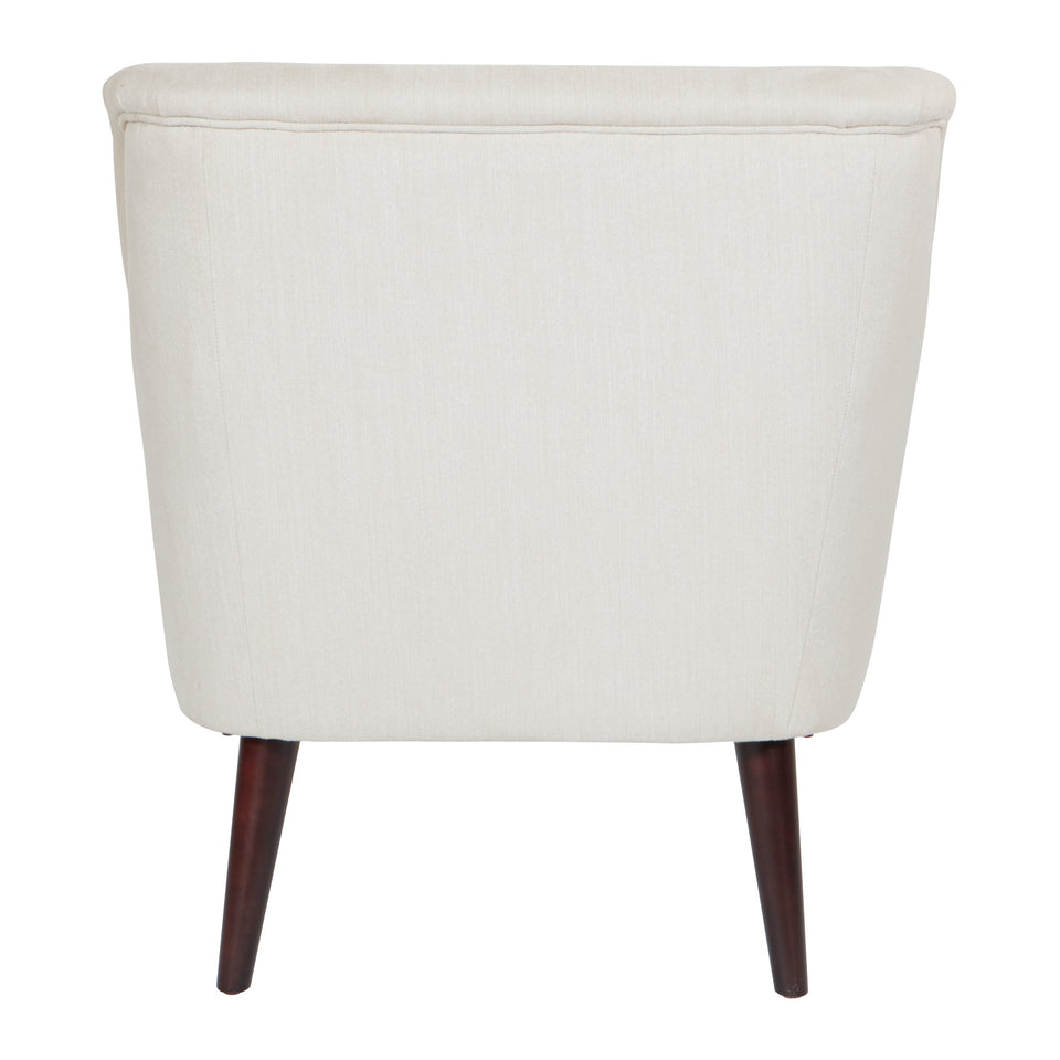 dominic mid century modern lounge chair ivory back