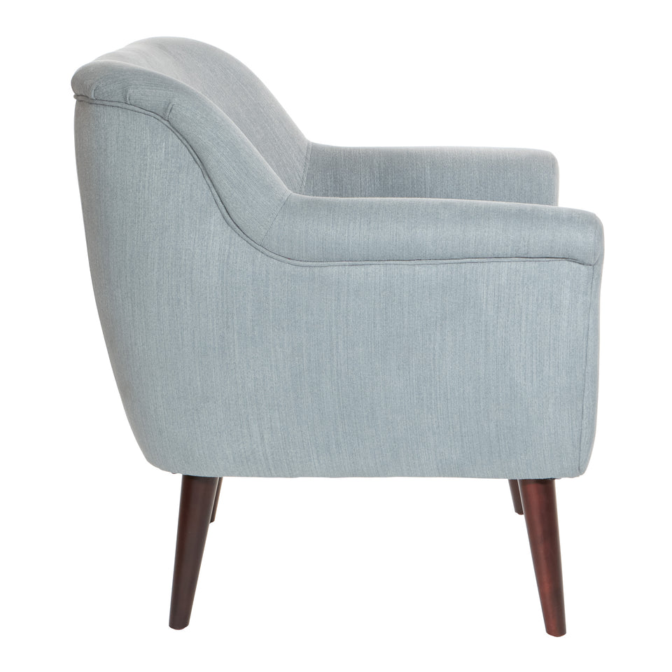 dominic mid century modern lounge chair gray side