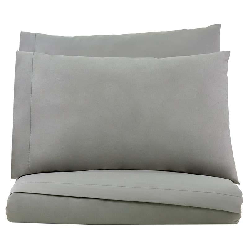 Mauai luxurious cotton gray colored sheet set