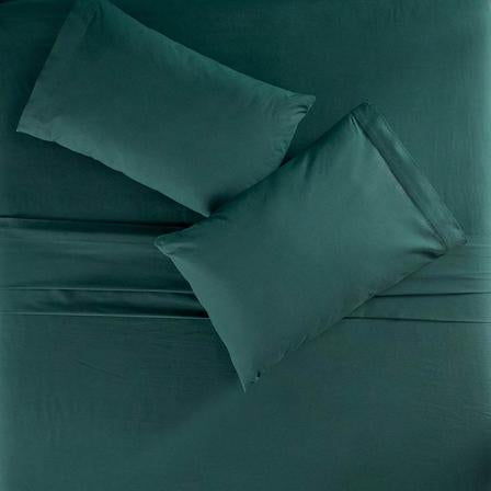 Mauai luxurious cotton jade colored sheet set