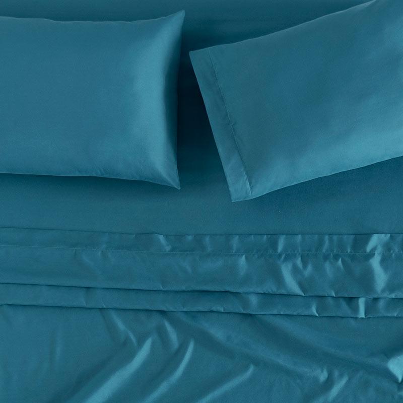 decurban home decor simple soft sheet set in aqua marine