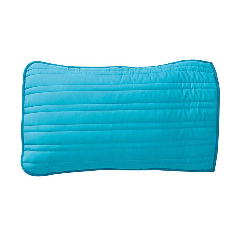 decurban simple embroidered rectangle bedroom pillow turquoise