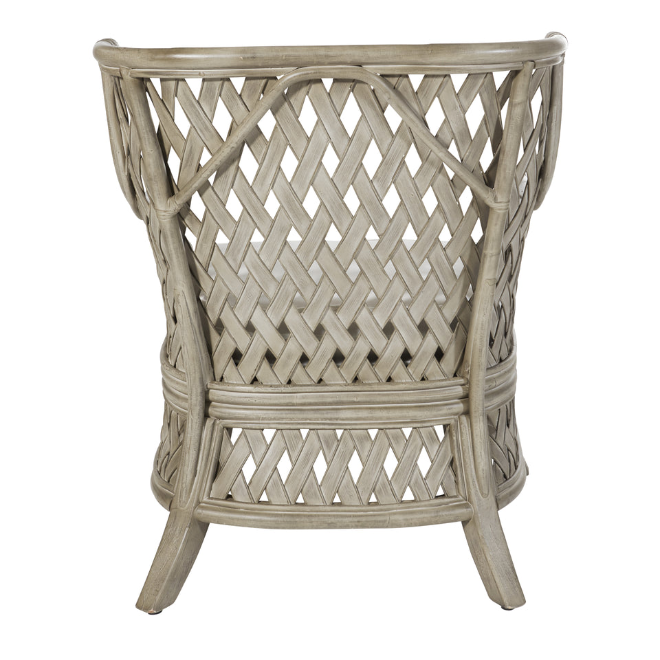 retana rattan lounge chair gray back