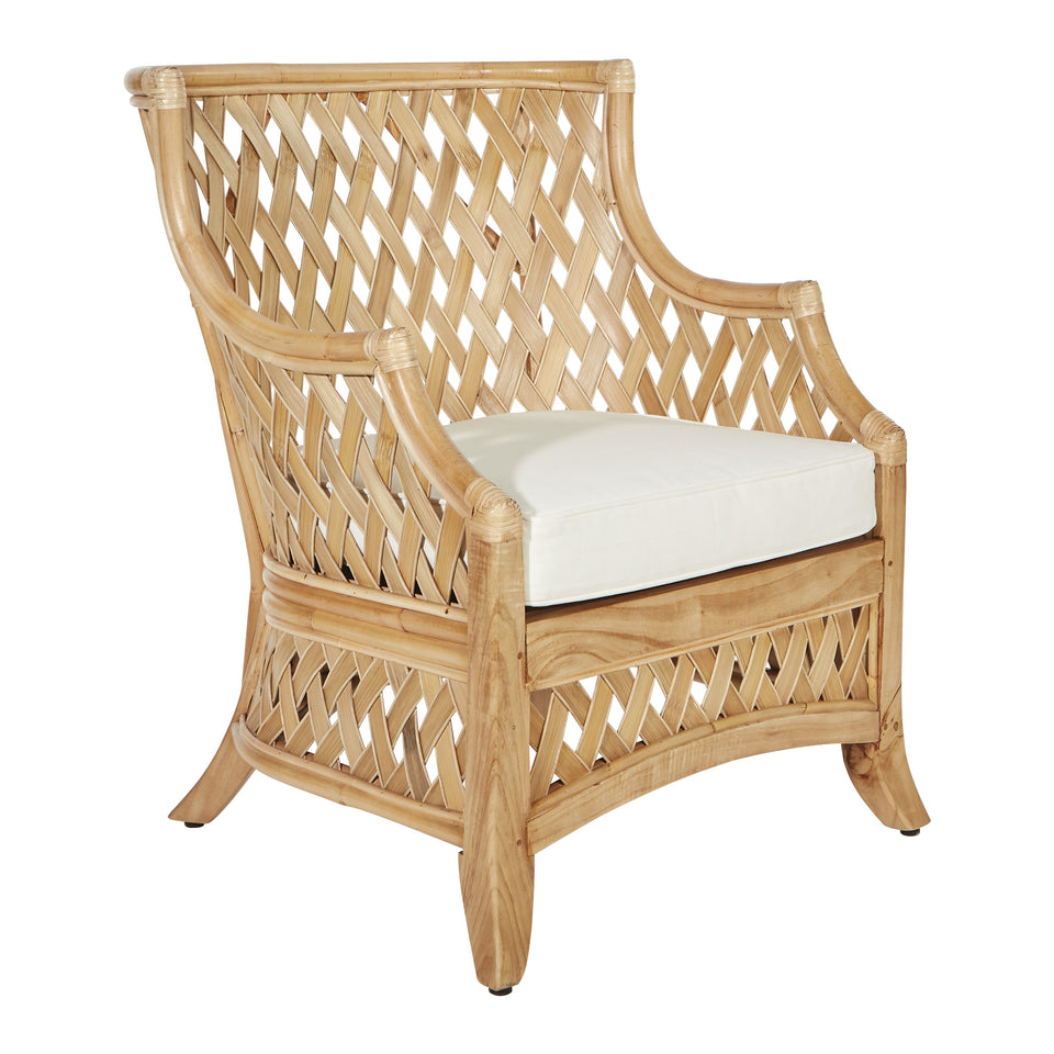 retana rattan lounge chair natural angle