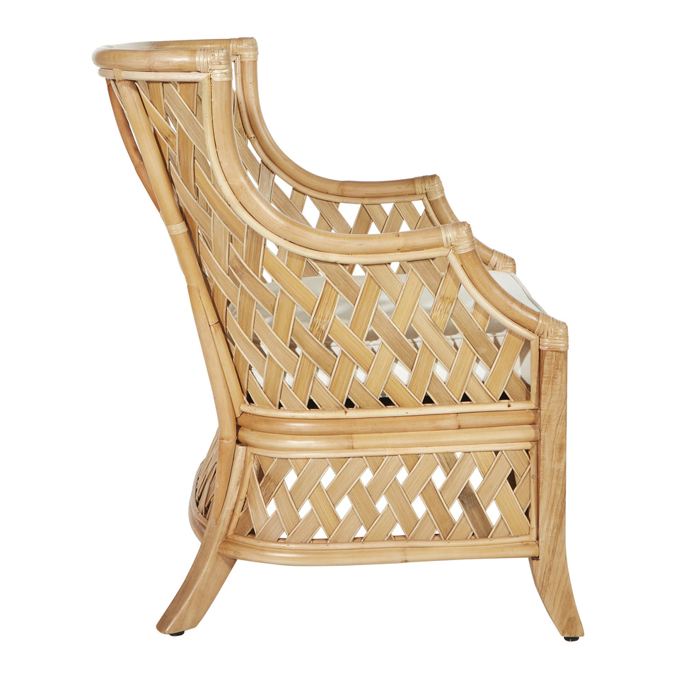 retana rattan lounge chair natural side