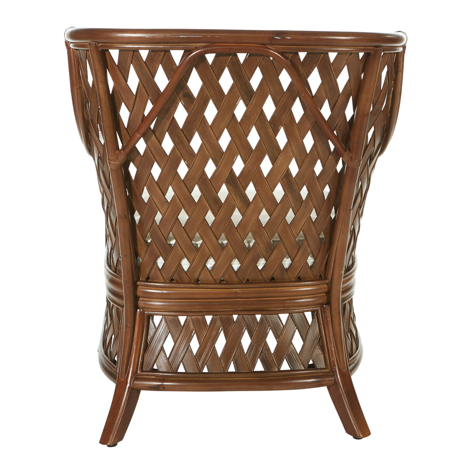 retana rattan lounge chair chestnut back