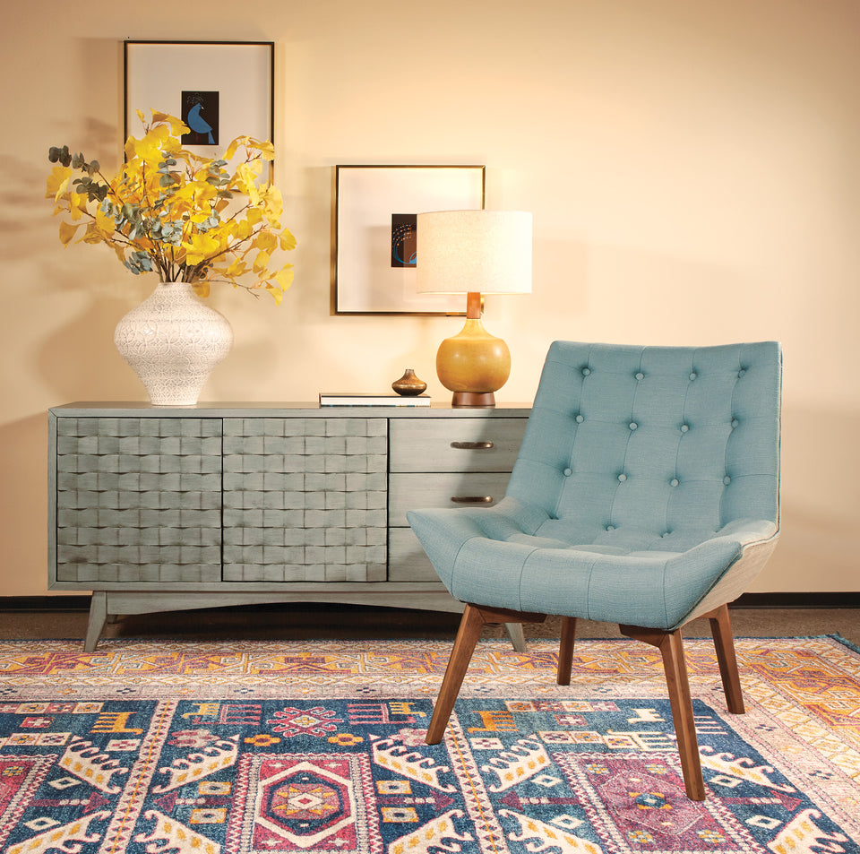 Vander Tufted Mid Century Modern Lounge Chair