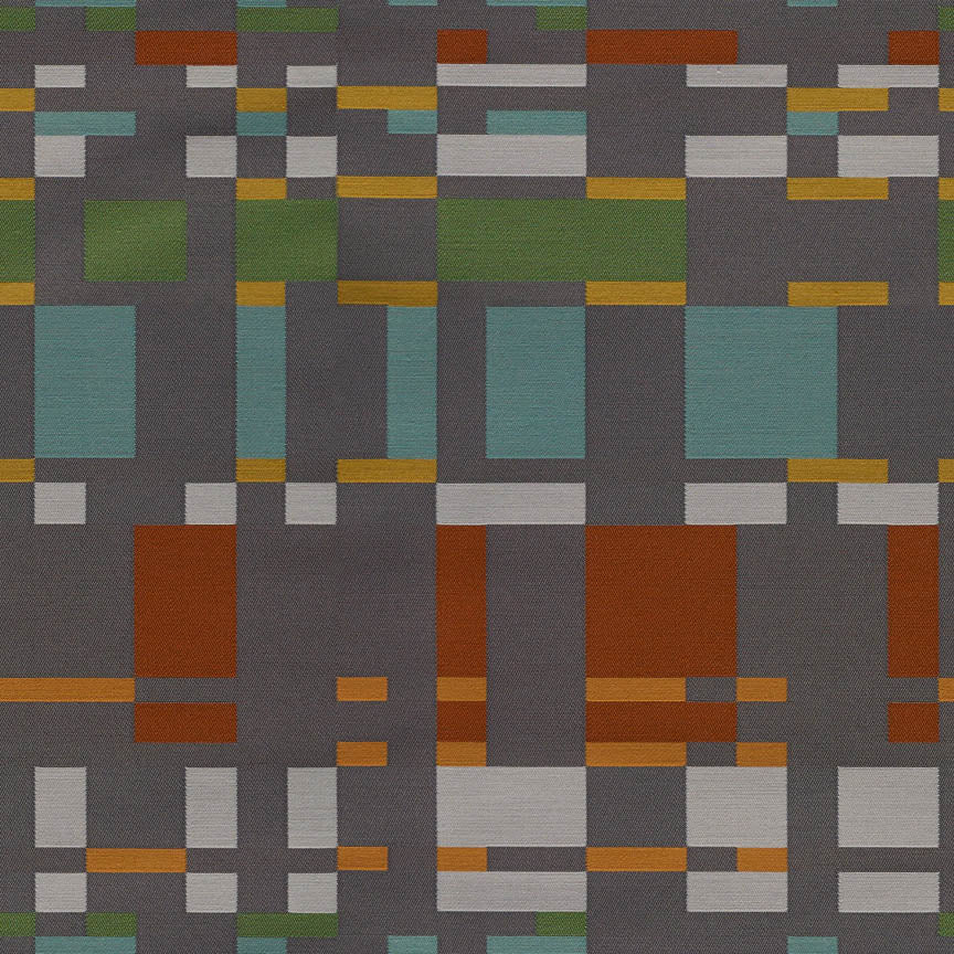 ArcCom Square One Fog fabric swatch Frogger GEO-003