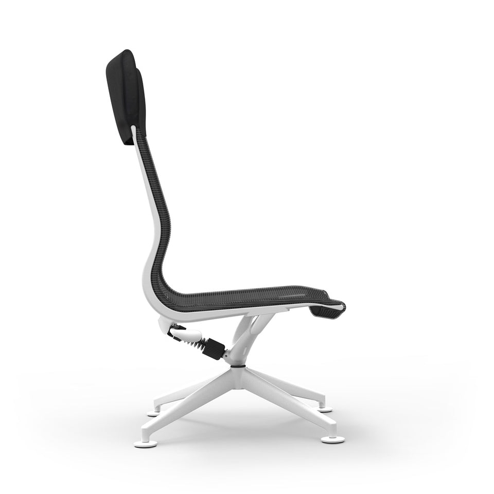 Cypher High Back Armless Lounge Chair