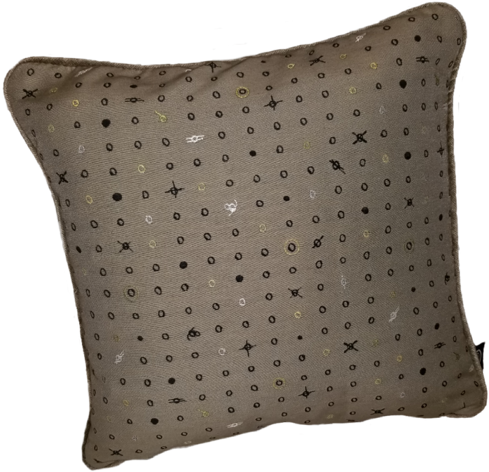 Raphael | Khaki, Black, & Beige Neutral Pillow Cover