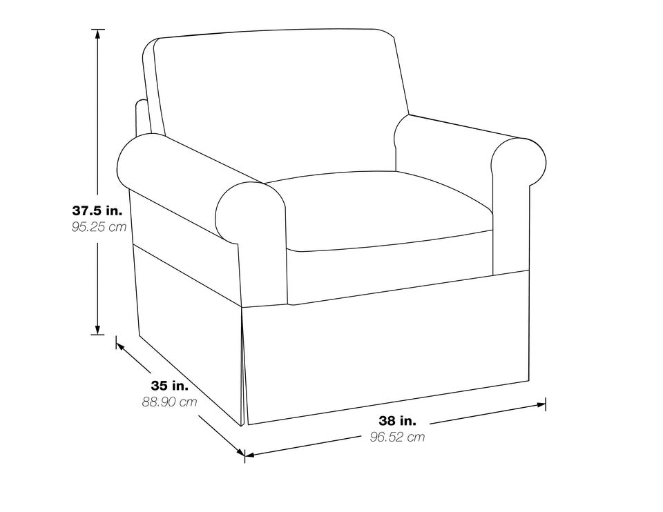 leon single lounge chair black and white schematic