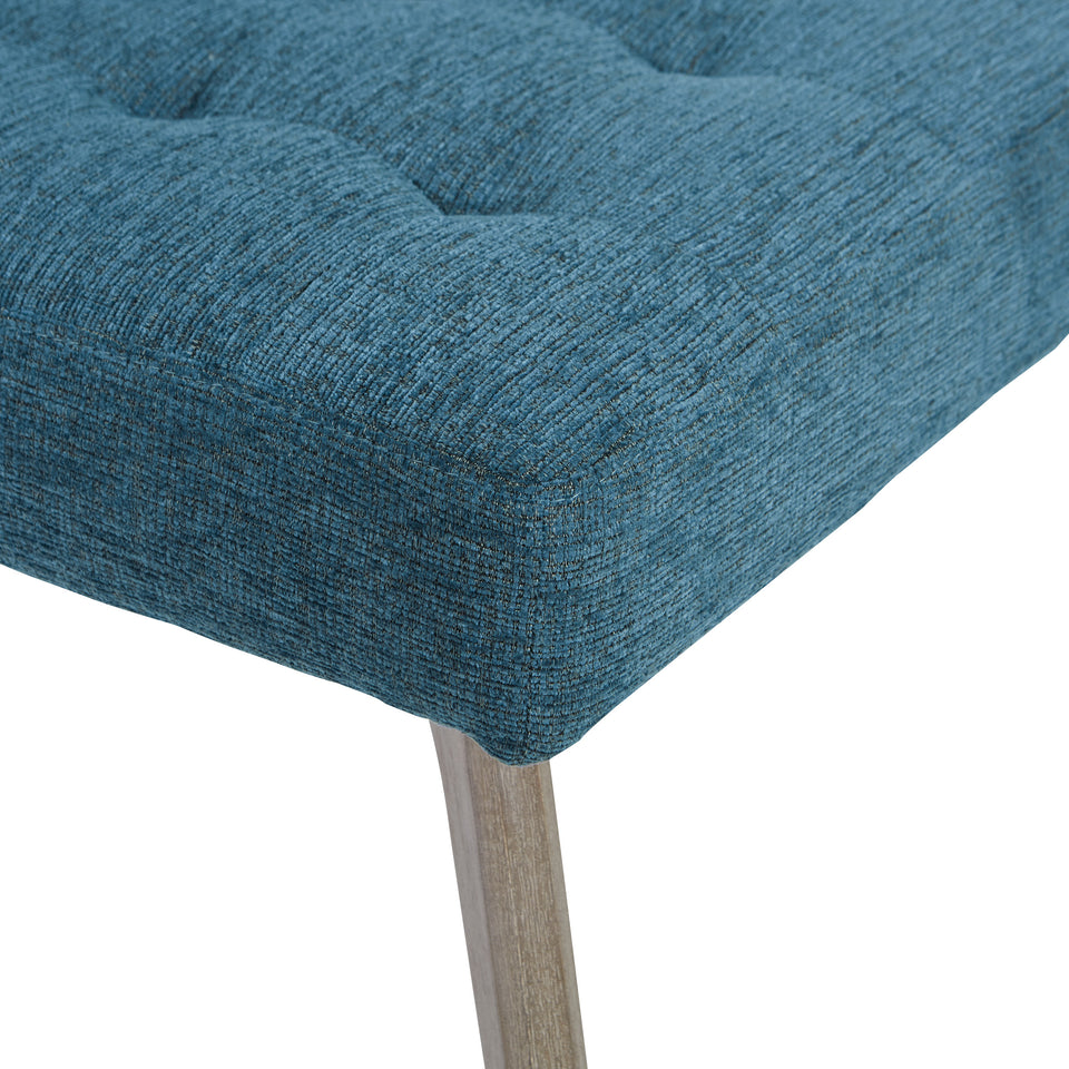 dolores mid century modern tufted lounge chair in sky detail 2